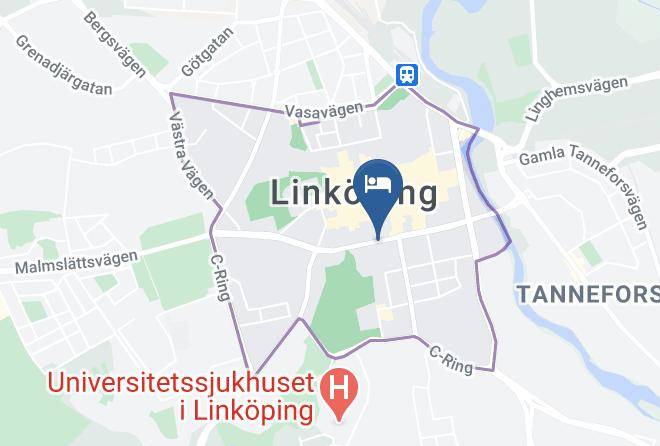 Linkopings Cityhotell Och Vandrarhem Map