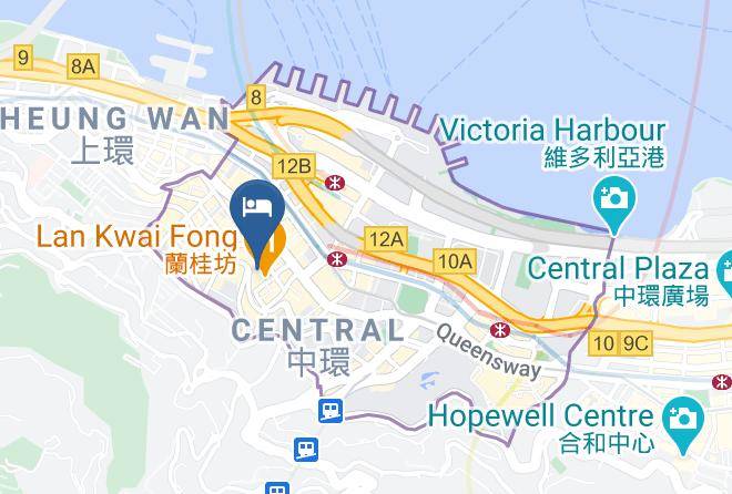Central Western District - Linn Hotel Lan Kwai Fong Maps