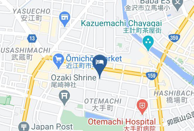 Kanazawa City - Linnas Kanazawa Maps