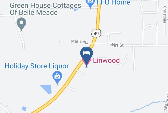Linwood Motel Map