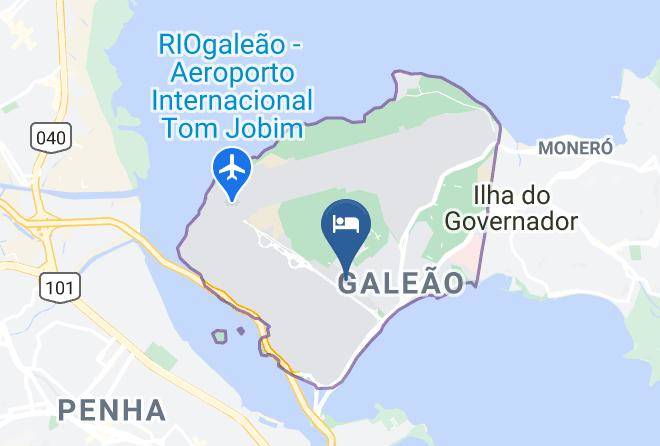 Rio De Janeiro Galeao - Linx Hotel International Airport Galeao Maps
