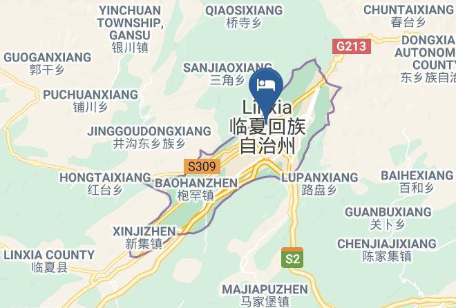 Linxia Huizu Aut Prefecture - Linxia Hotel Maps