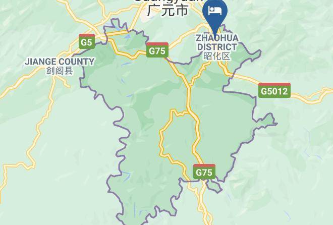 Guangyuan - Linzekaer Hot Spring Hotel Maps