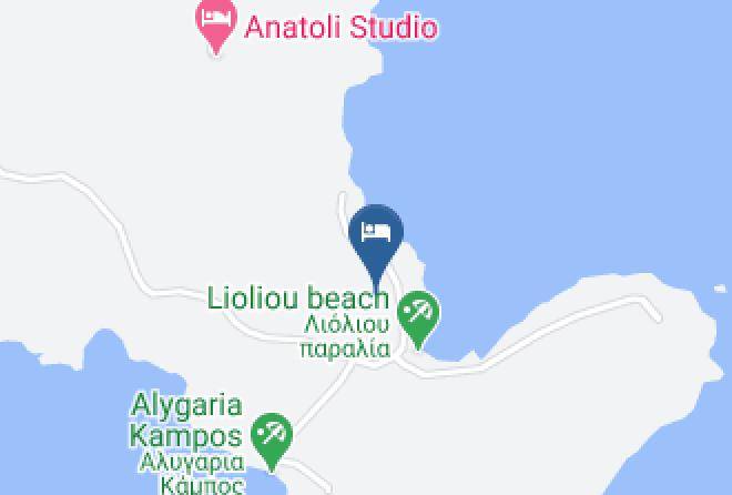 Naxos - Lioliou Beach Hotel Maps