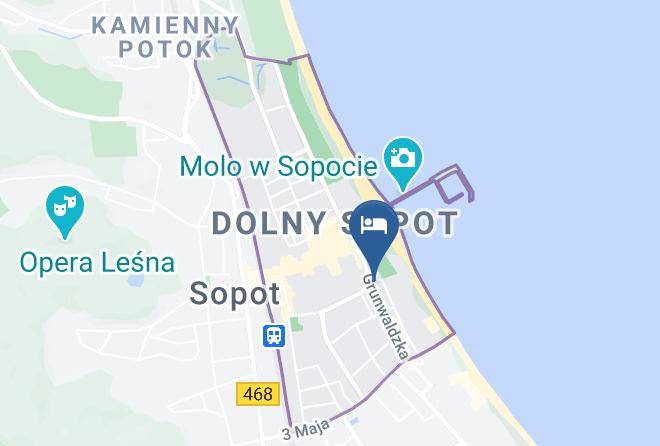 Sopot - Lion Apartments Deluxe Rooms Maps