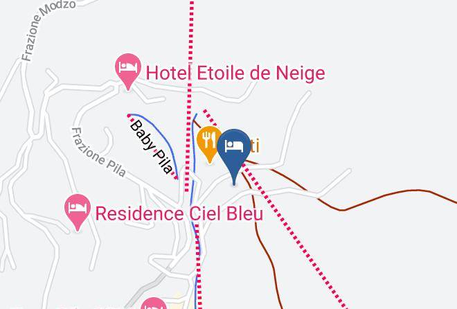 Aosta - Lion Noir Srl Maps
