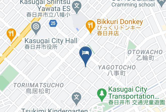 Kasugai City - Lion Prince Hotel Maps