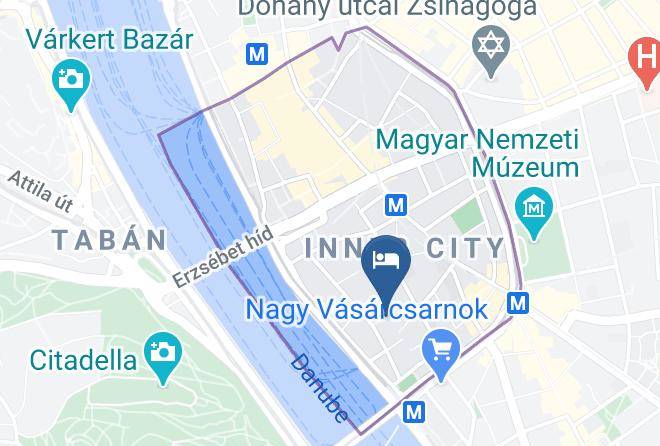 Budapest 5 Kerulet - Lion Premium Hotel Maps