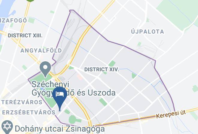 Budapest Zuglo - Lion's Garden Hotel Maps