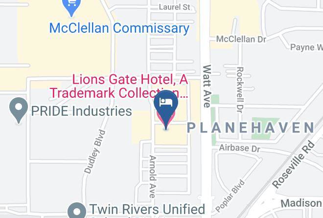 Sacramento - Lions Gate Hotel A Trademark Collection By Wyndham Maps