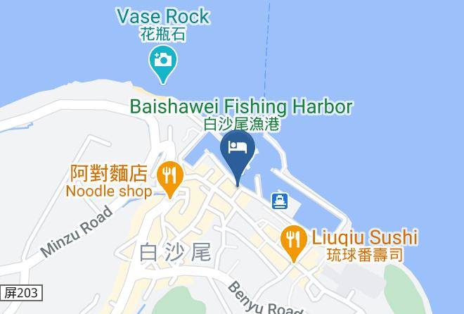 Pingtungnty - Liouciou Crystal Bed And Breakfast Maps