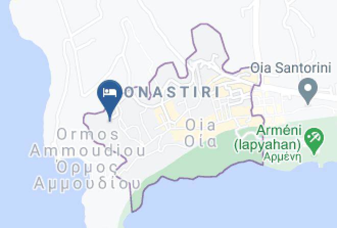 Thira - Lioyerma Windmill Apt & Pool Santorini Maps