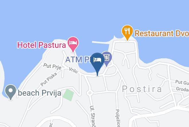 Postire - Lipa Hotel Postira Maps