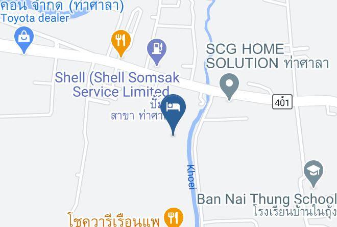 Amphoe Tha Sala - Lipo Hotel Resort Maps