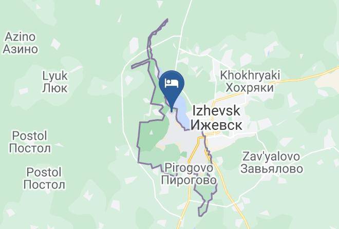 Izhevsk - Lipovaya Roshcha Gostinitsa Maps