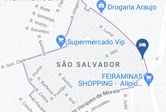 Belo Horizonte - Lips Motel 3 Maps