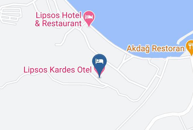 Lipsos Kardes Otel Map