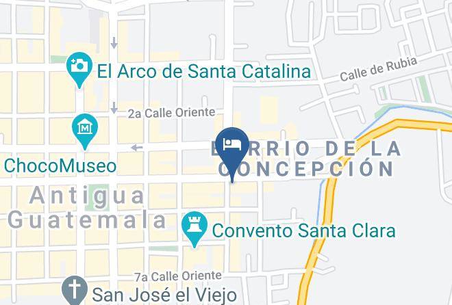 Antigua Guatemala - Lirios Hotel Boutique Maps