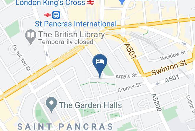 London - King's Cross Hotel Maps