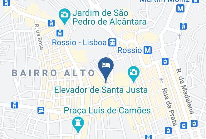 Lisbon - Lisboa Carmo Hotel Maps