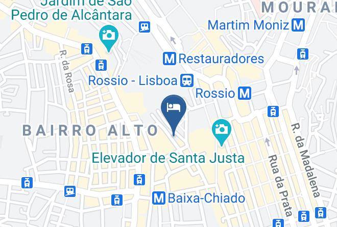 Lisbon - Lisboa Pessoa Hotel Maps