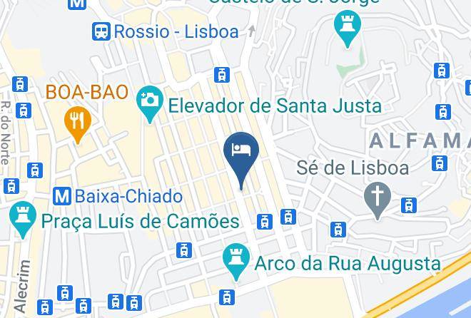 Lisbon - Lisboa Prata Boutique Hotel Maps