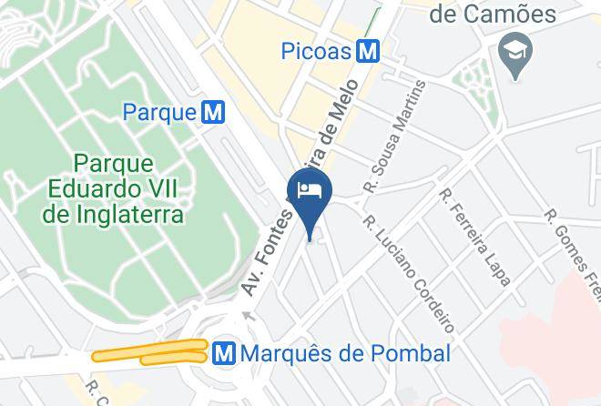 Lisbon - Lisbon Avenue Marques Maps