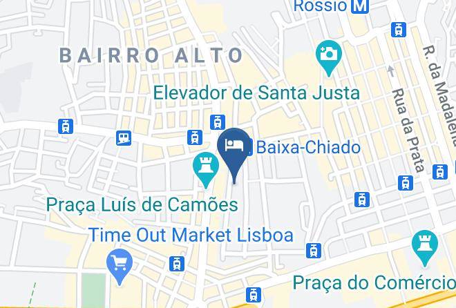 Lisbon - Lisbon Baixa Chiado Typical Maps