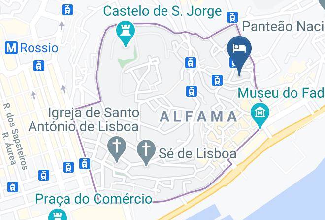 Lisbon - Akisol Alfama Senses Maps