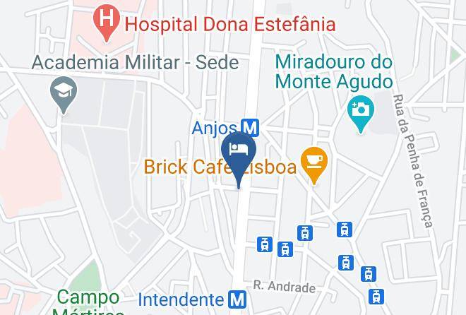 Lisbon - Lisbon City Hotel By City Hotels Maps