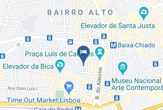 Lisbon - Lisbon Old Town Hostel Maps