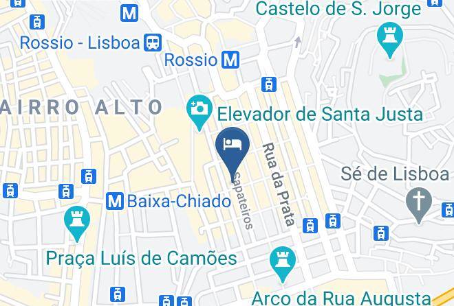 Lisbon - Brown's Boutique Hotel Maps