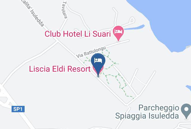 Sassari - Liscia Eldi Resort Maps