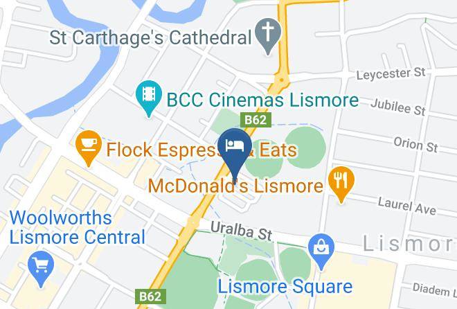 Lismore - Lismore Centra Tourist Park Maps