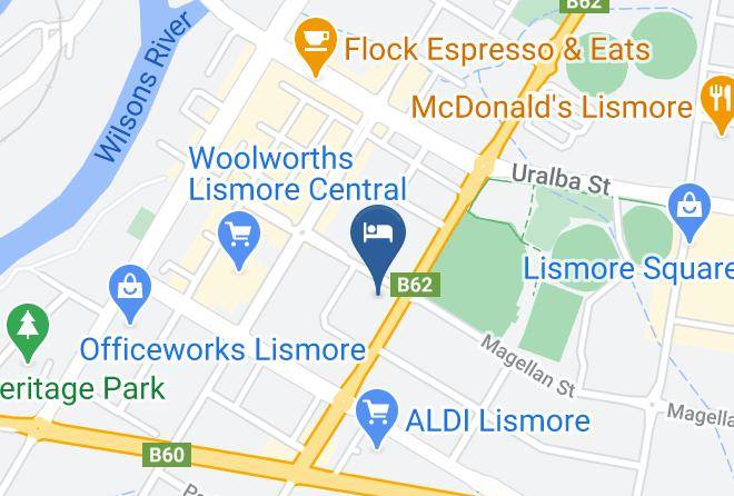 Lismore - Lismore City Motor Inn Maps