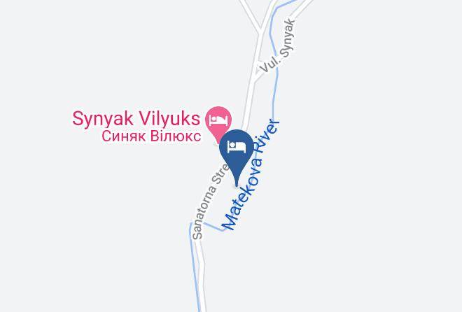 Lisovyy Budynochok U Synyaku Map