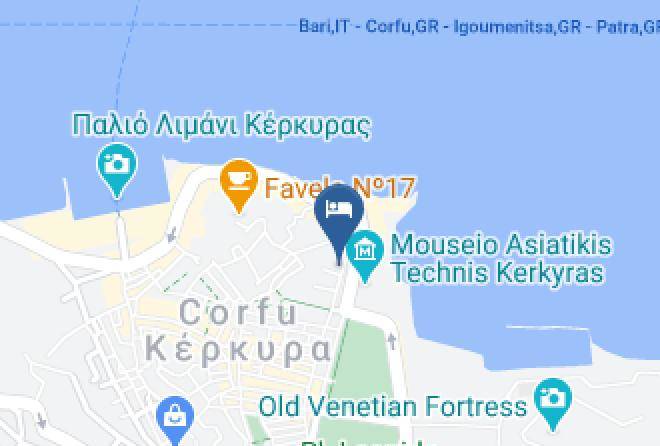 Kerkira - Liston Suites Maps