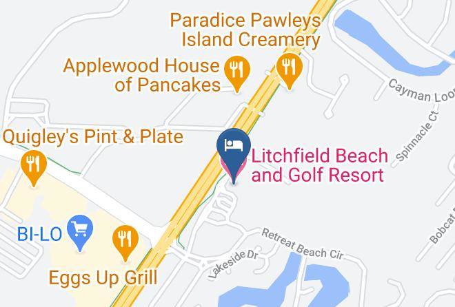 Litchfield Beach And Golf Resort Map