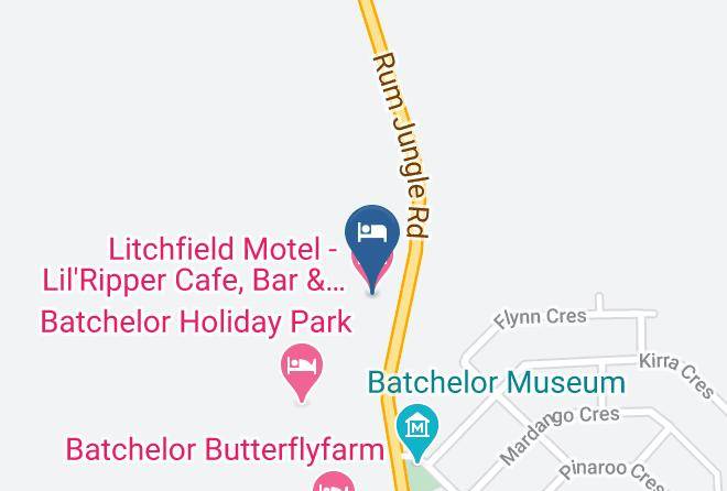 Litchfield Motel Lil'ripper Cafe Bar & Bistro Map