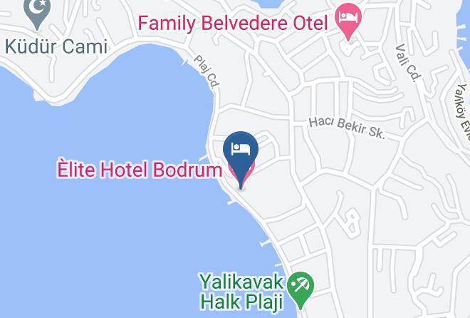 Bodrum - Elite Hotel Bodrum Maps