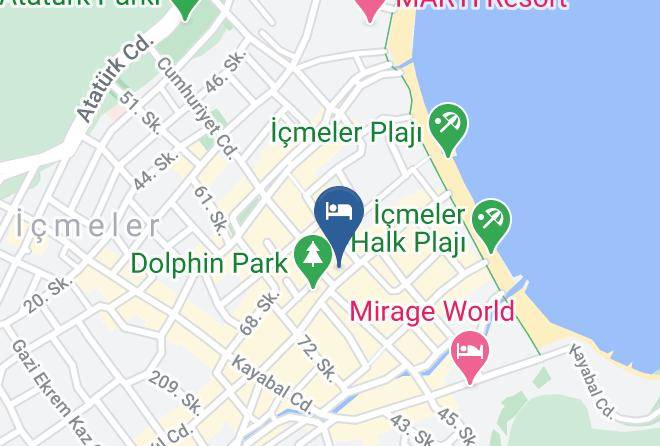 Marmaris - Litera Icmeler Relax Otel Maps