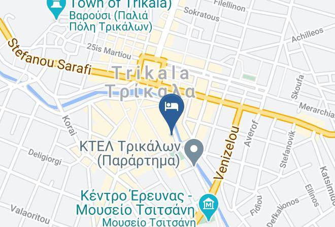 Trikala - Litheon Hotel Maps