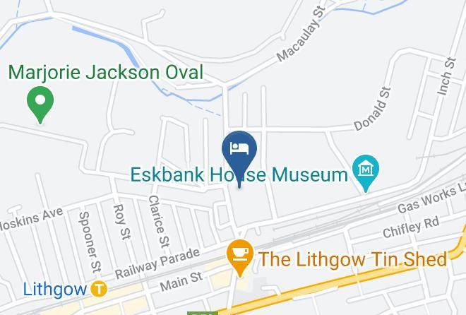 Lithgow - Lithgow Workies Club Motel Maps