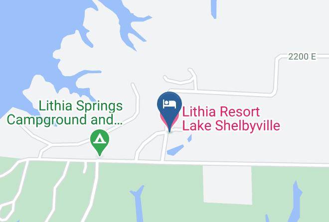 Shelby - Lithia Resort Lake Shelbyville Maps
