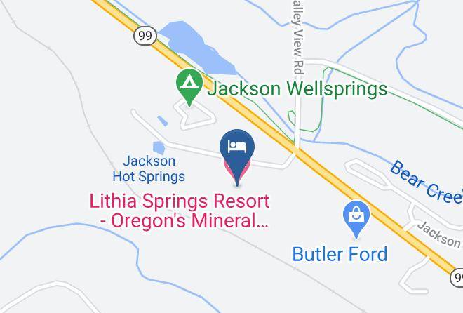 Jackson - Lithia Springs Resort Oregon's Mineral Waters Retreat Maps