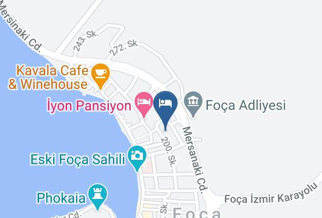 Foca - Lithos Otel Maps