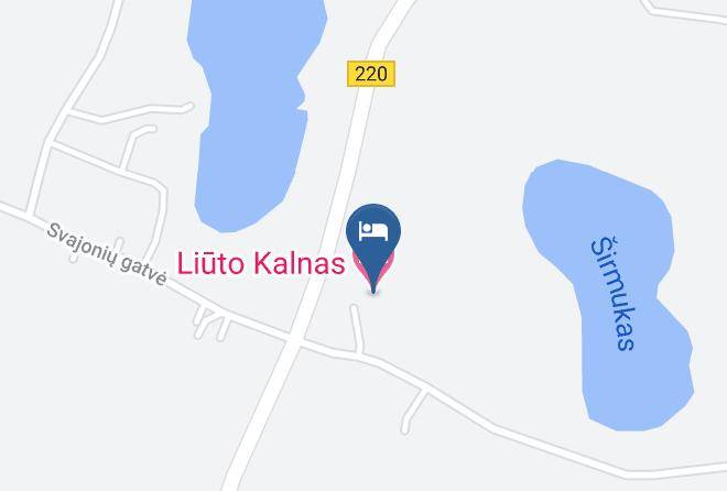 Liuto Kalnas Map