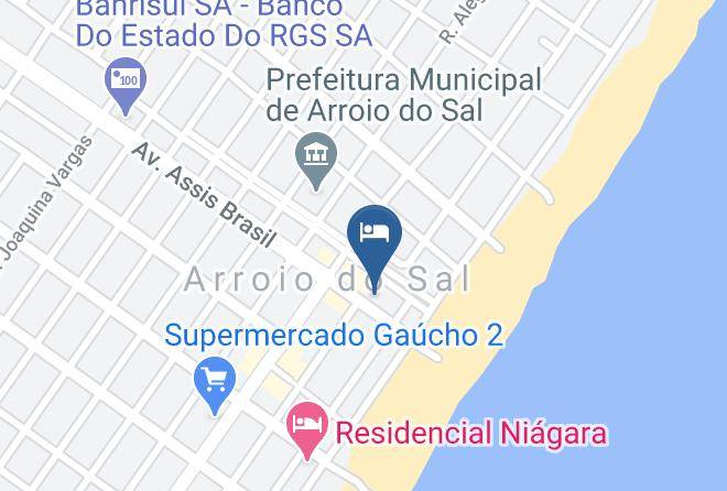 Arroio Do Sal - Litoral Hotel Maps