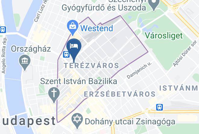 Budapest Terezvaros - Little Americas Colonial Times Apts Maps