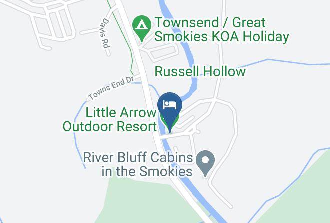 Little Arrow Outdoor Resort Map